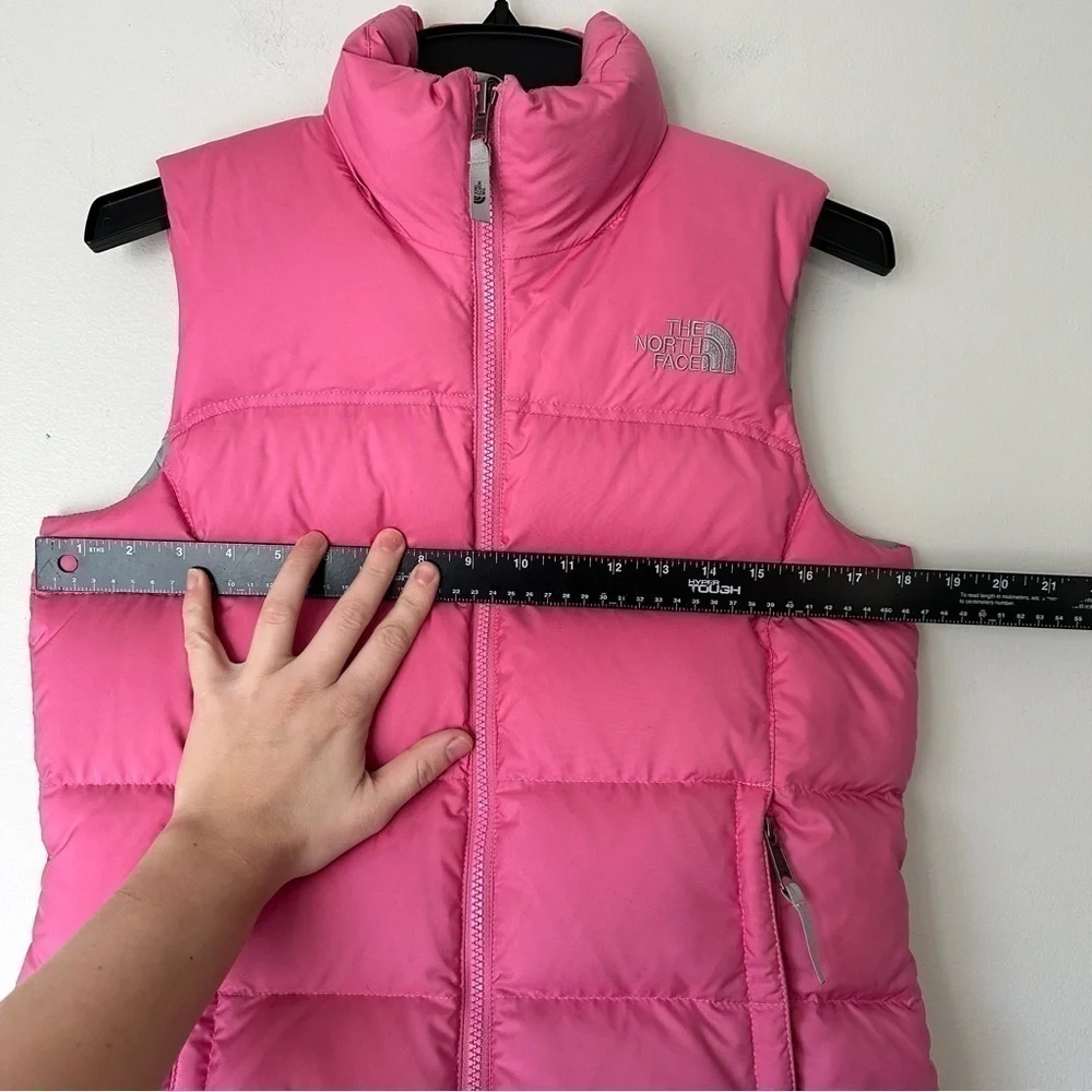 The North Face Goose Down 700 Puffer Jacket Vest in Pink size XS